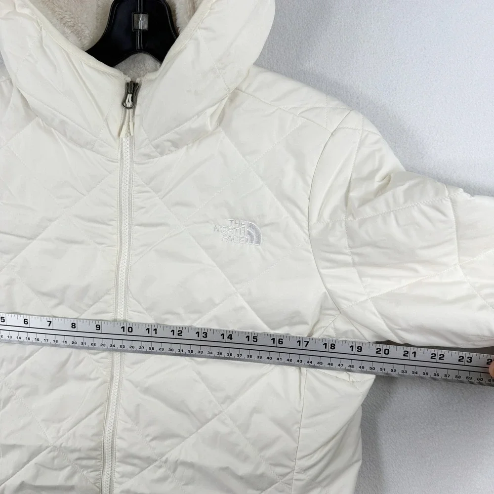 The North‎ Face Shady Glade Parka Shearling Size S Womens White Dune NEW